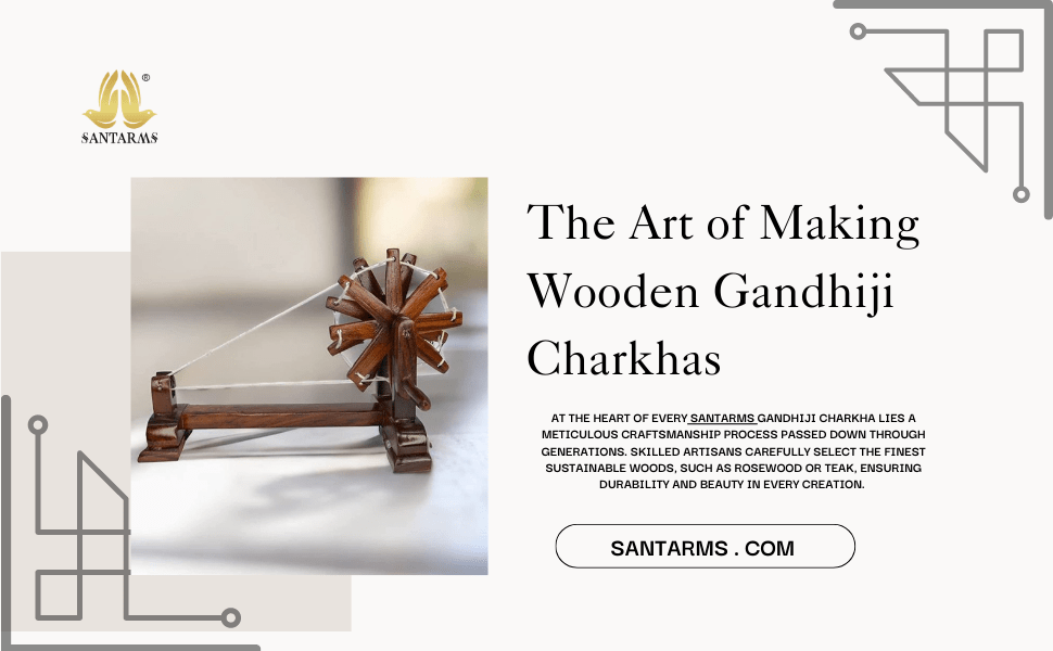 The Art of Making Wooden Gandhiji Charkhas