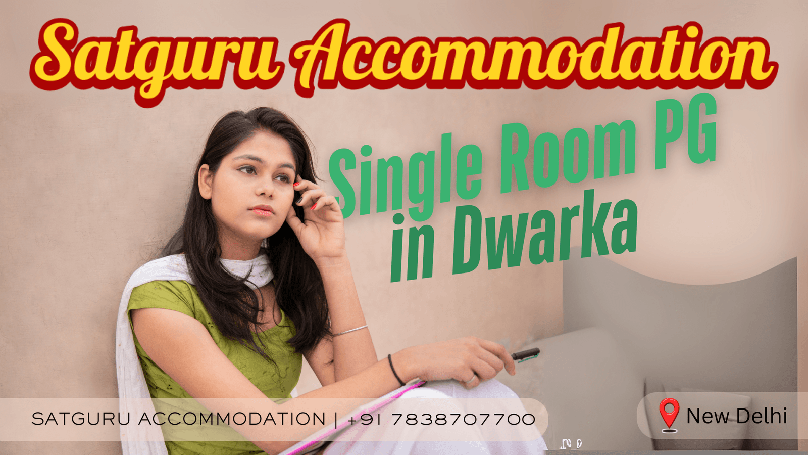 Single Room PG in Dwarka